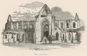 Tintern Abbey, fra sør av Alexander Francis Lydon