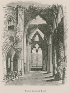 Tintern Abbey, Nave, ser østover av Alexander Francis Lydon