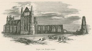 Whitby Abbey, fra nordvest av Alexander Francis Lydon