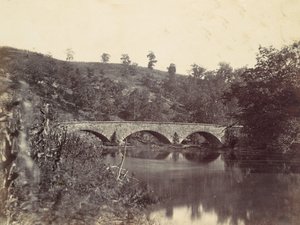 Antietam Bridge, On the Sharpsburg and Boonsboro Turnpike, nr. 1, september 1862, 1862. av Alexander Gardner