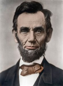 Portrett av Abraham Lincoln - Portrett av Abraham Lincoln (1809-1865) 16. president i USA. Foto av Alexander Gardner