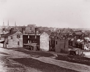 Richmond etter evakueringen, 1865. av Alexander Gardner