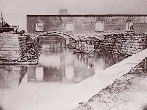 Ruiner nær Canal Basin, Richmond, 1865. av Alexander Gardner