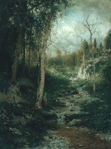 En gammel lysning, 1881.