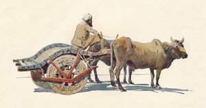 En oksevogn, Jodhpur, c1880 1905. av Alexander Henry Hallam Murray