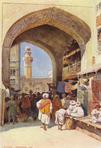 En inngangsport i basaren, Lahore