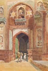 Agra Fort - Inne i Delhi-porten, c1880 1905.