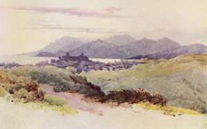 Cannes og Esterel-fjellene (litho-farge) av Alexander Henry Hallam Murray
