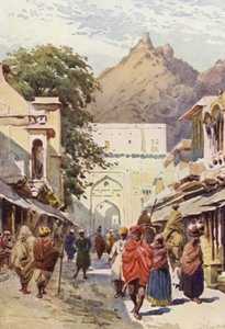 Hovedgaten i Alwar av Alexander Henry Hallam Murray