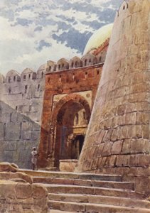 Graven til Tughlak Shah (farge litho) av Alexander Henry Hallam Murray