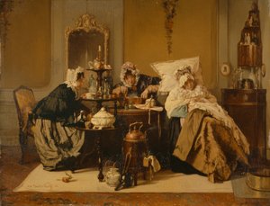 Den syke kvinnen, 1866