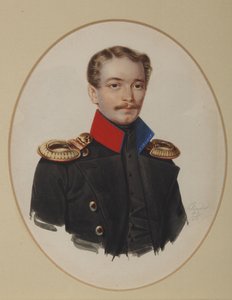 Portrett av Platon Ivanovich Panshin 1817-1863, 1841