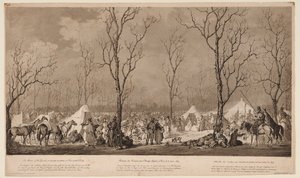 Kosakkenes bivuakk ved Avenue des Champs-Elysées i Paris mars 1814, 1814