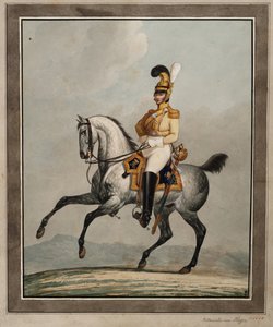 Dragonoffiser for Royal Saxon Army