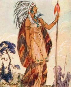 Pocahontas, indianersjefens datter som reddet John Smith, 1937