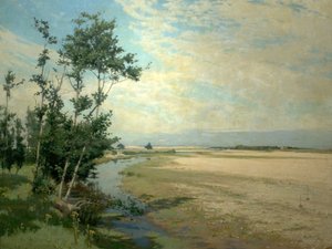 Findhorn Backwater, Moray Firth, Skottland, 1886