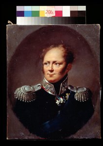 Portrett av keiseren Alexander I. Alexander I Pavlovich Romanov (1777-1825), keiser av Russland. Maleri av Alexander (Alexandre) Molinari (1772-1831). Olje på lerret. Pushkin Museum of Fine Arts, Moskva.