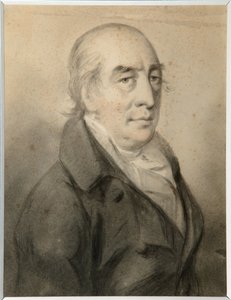 Portrett av grev Grigory Alexeyevich Shcherbatov (1735-1810) - Molinari, Alexander (1772-1831) - Sanguine, svart og hvitt kritt på papir - 29,8x23 - Statens kunstmuseum i Tatarstan, Kazan