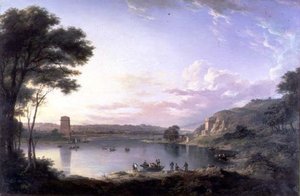 Union Bridge nær Berwick on Tweed, ca. 1819 (olje på lerret) av Alexander Nasmyth
