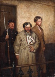 I en rettssal, 1877 av Alexander Nikanorovich Novoskoltsev