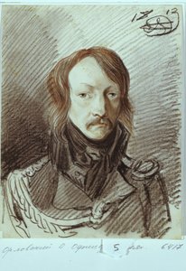 Portrett av Alexei Pavlovich Lanskaya 1789-1855, 1813
