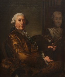 Autoportrett - Selvportrett, av Roslin, Alexander (Alexandre) (1718-1793). Olje på lerret. Mål: 100x85 cm. Nationalmuseum Stockholm av Alexander Roslin