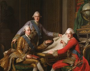 Kong Gustav III av Sverige og hans brødre, 1771
