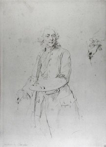 Portrett av Francois Boucher (1703-70) av Alexander Roslin