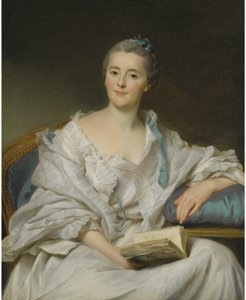 Portrett av Marquise de Marigny av Alexander Roslin