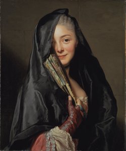 The Lady with the Veil the Artist Wife, 1768