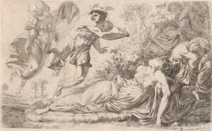 Perseus og den sovende medusa, 1774.