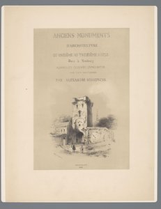 Poort naar Visé te Tongeren Gamle monumenter for arkitektur fra det ellevte århundre til det trettende århundre i Limburg (serietittel på objekt) av Alexander Schaepkens
