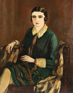 Portrett av Lilya Brik 1891-1978, 1921 av Alexander Silins