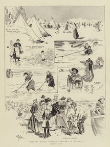 Ferienotater, sjøsideskisser i Norfolk
