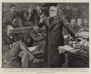 Naval Estimates, Mr Goschen avgir sin uttalelse i Underhuset av Alexander Stuart Boyd