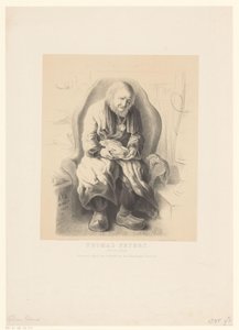 Portrett av Thomas Peters Thomas Peters. Gammel 112 år (tittel på objekt)