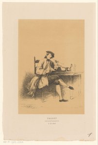 Selvportrett av Cornelis Troost Trøstende observasjon (tittel på objekt)