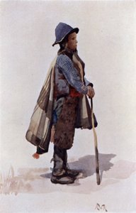 A Shepherd Boy of Andalusia (farge litho)