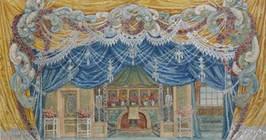 Scenedesign, 1920-tallet. av Alexander Yakovlevich Golovin