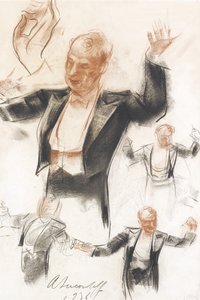Serge Koussevitzky dirigerer