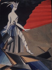 Salomé. Kostymedesign for skuespillet Salomé av O. Wilde, 1917