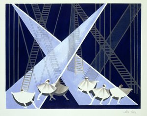 Scenografi for en ballett, illustrasjon fra 