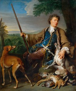 Porträt des Künstlers als Jäger, um 1699