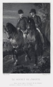 The Secret of Javotte (gravering) av Alexandre (after) Bida