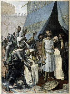 Saint Louis i Jerusalem (fra maleriet av Cabanel) - i "" Le Petite Journal"" av 11. september