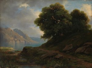 Alpelandskap av Alexandre Calame