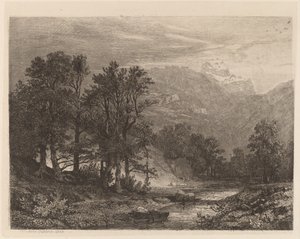 Fjellbekk av Alexandre Calame