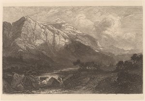 Fjellbekk av Alexandre Calame