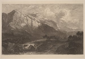 Fjellbekk av Alexandre Calame