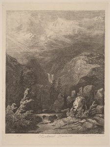 Berner Oberland av Alexandre Calame